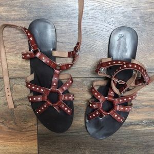 Free People strappy sandals